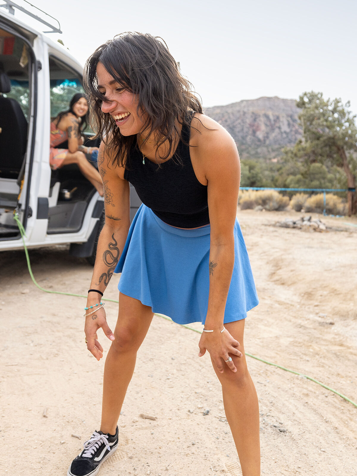 Beyond Yoga Spacedye Hot Shot Circle Skort | Title Nine