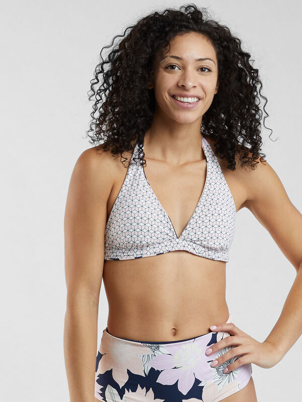 Tri Angle Reversible Halter Bikini Top - Bolinas, , original