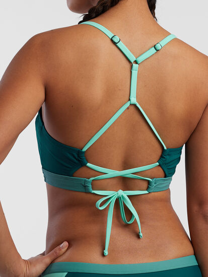 Tidal Rave Underwire Bikini Top - Colorblock, , original