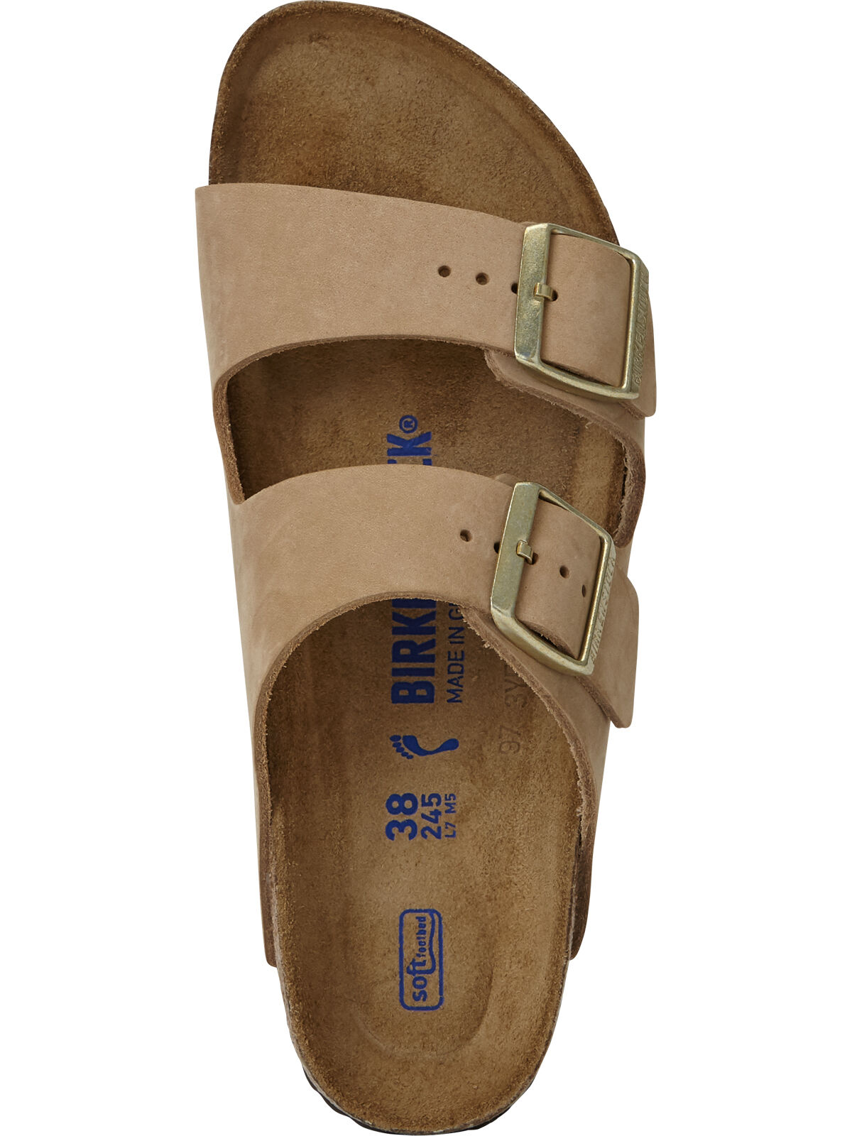 Birkenstock leather steer arizona sandals sales