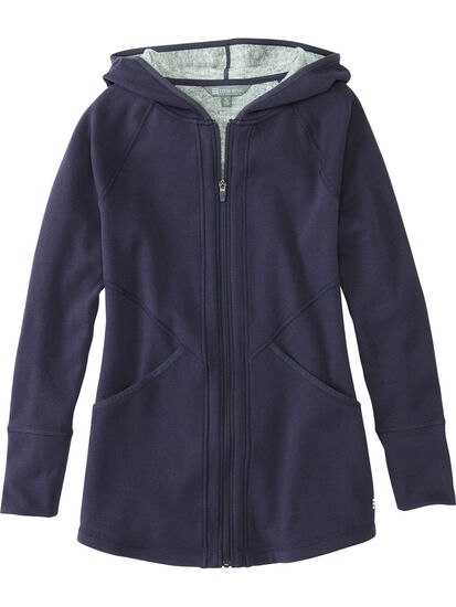 Mighty Full Zip Tunic Hoodie, , original