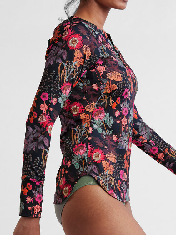 Sunbuster Long Sleeve 1/4 Zip Pullover - Amazonia, , original