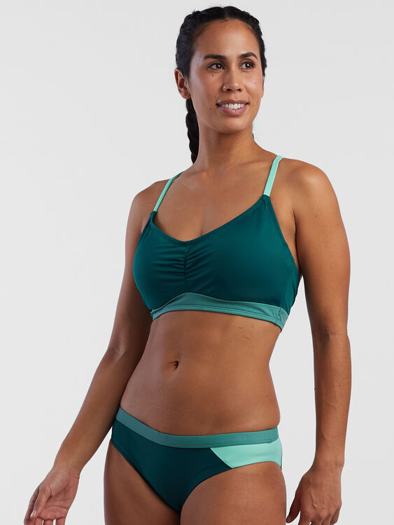 Tidal Rave Underwire Bikini Top - Colorblock, , original