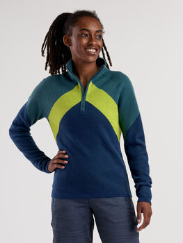 Women's Quarter Zip Sweater: Super Power