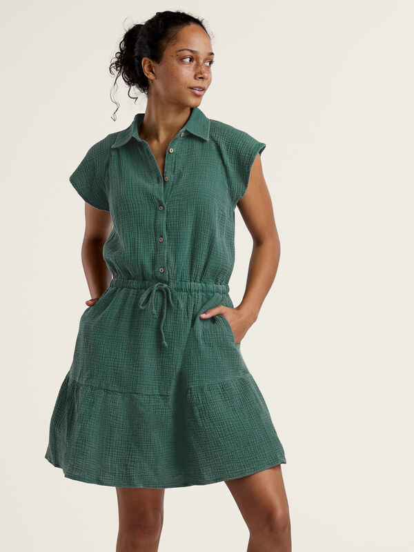 Beach Cover Up: Alex Gauze Dress