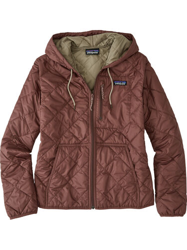 Diamond Quilted Bomber Hoodie Jacket