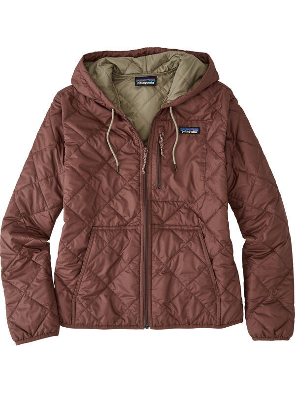 Diamond Quilted Bomber Hoodie Jacket, , original