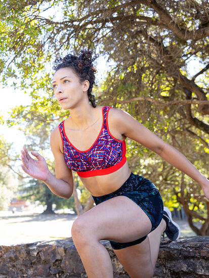 Mad Dash Running Shorts 4" - Vignette, , model