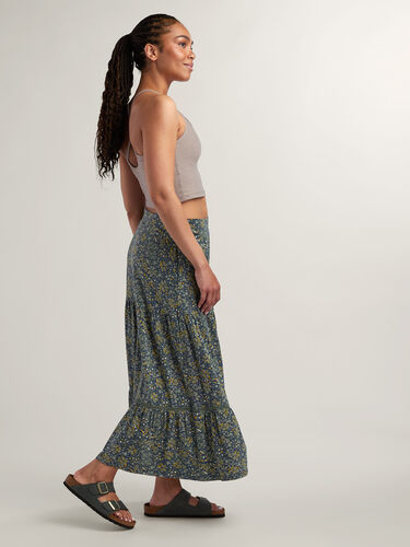 Samba Tiered Midi Skirt