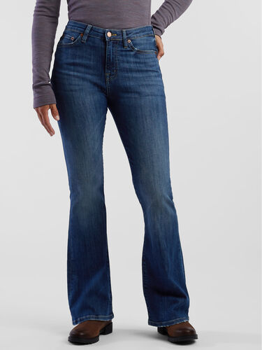 Performance High Rise Flare Jeans