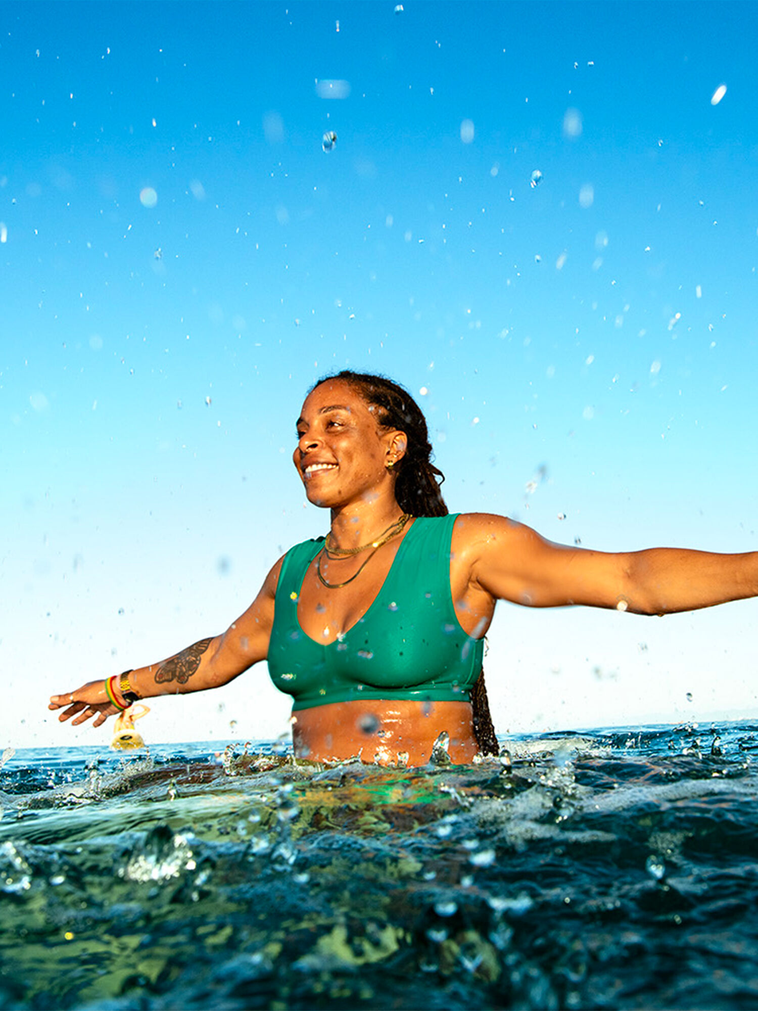 Whitecap Bikini Top - Solid, , model