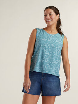 Women's Tank Top Round Trip Solid Outlet