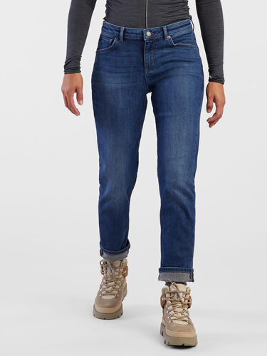 Defroster Performance Fleece-Lined Straight Jeans