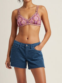 Women's Corduroy Cut Off Shorts