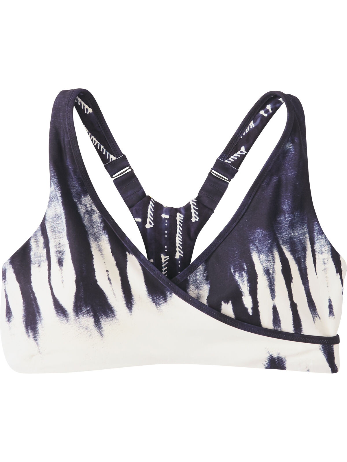Sporty Bikini Top: Backflip Reversible Tie Dye | Title Nine