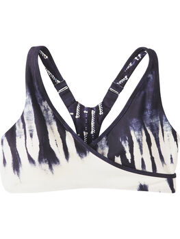 Backflip Reversible Bikini Top - Tie Dye/Rain