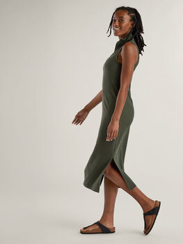 Women's Tica Midi Dress with 1/4 Zip