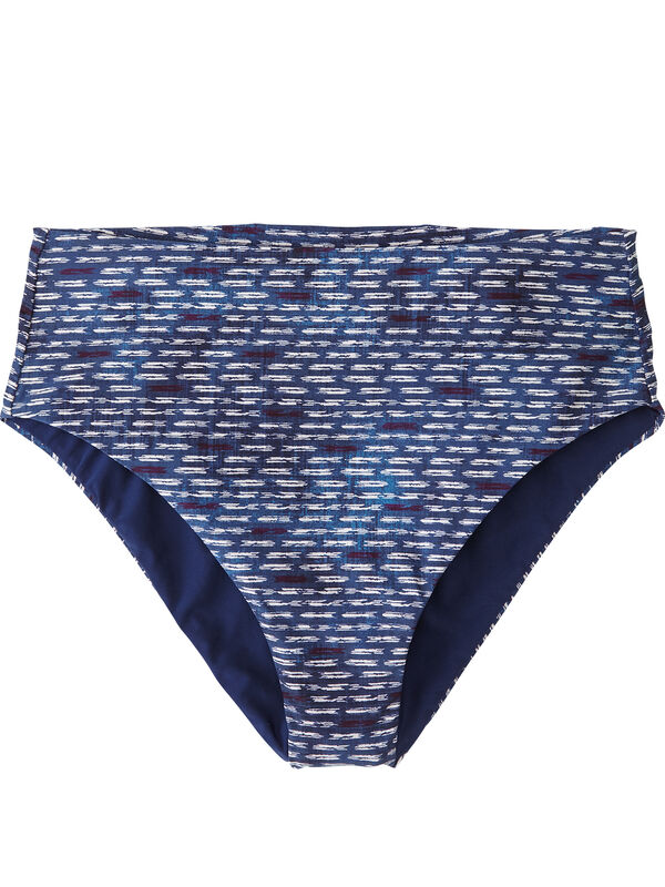 Streamline High Waisted Bikini Bottom - Shibori Mini, , original