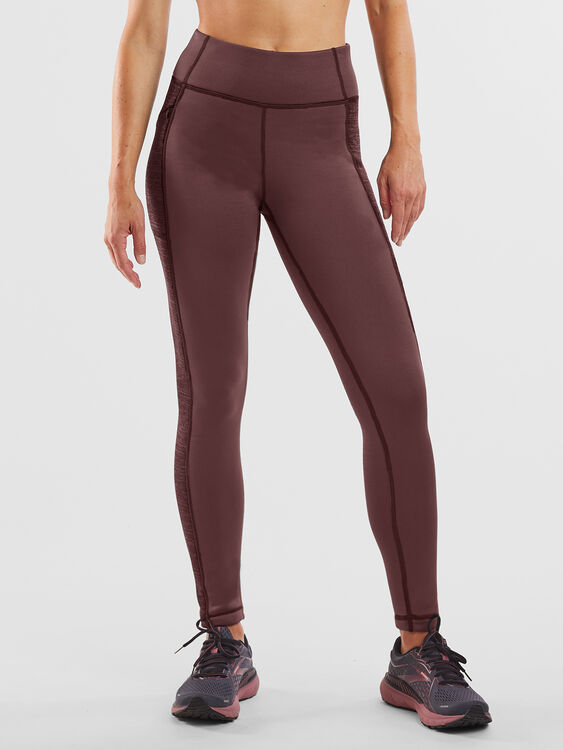 Women's Fleece Lined Leggings: Crash P Block