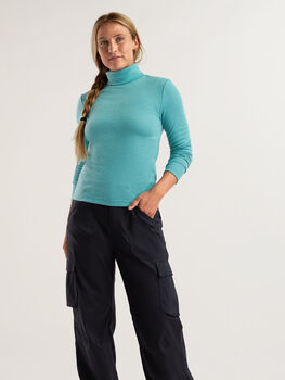 Women's Long Sleeve Ribbed Turtleneck: Headlands