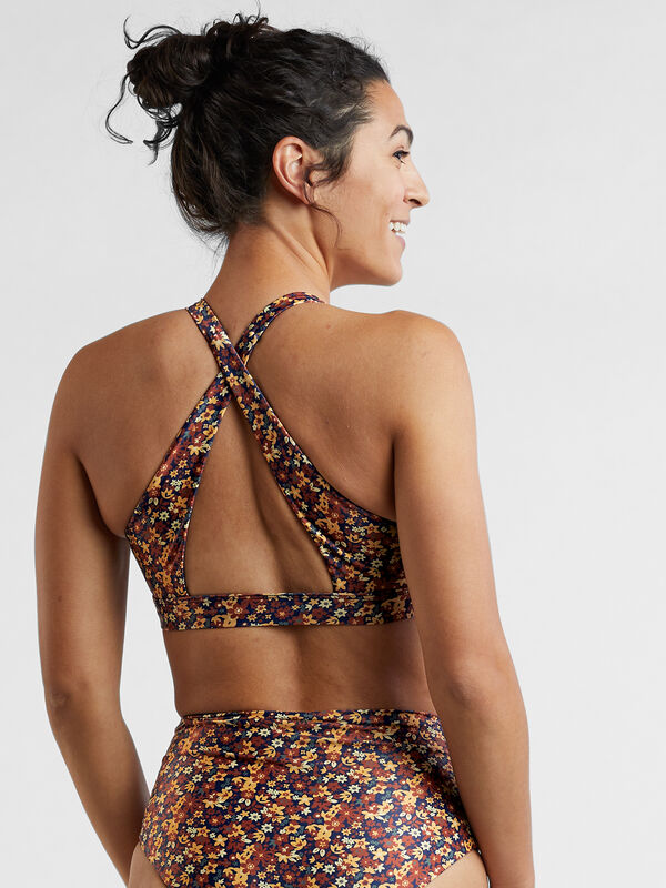 Chameleon Bikini Top - Paprika Floral, , original