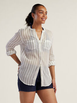 Moorea Gauze Tunic Top