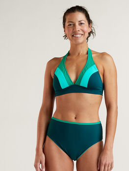 Halter Bikini Top: Set It and Forget It - Colorblock
