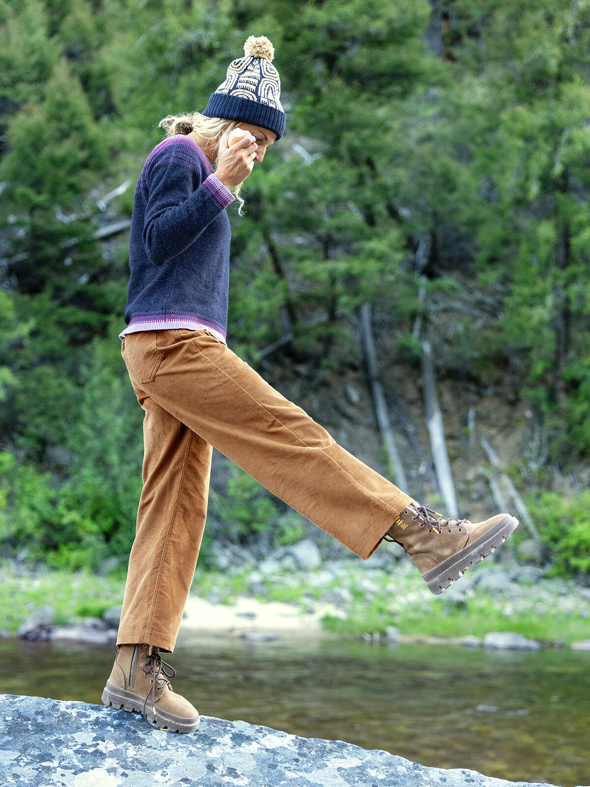 Women's Corduroy Miraculous Wide Leg Cropped Pants | Title Nine