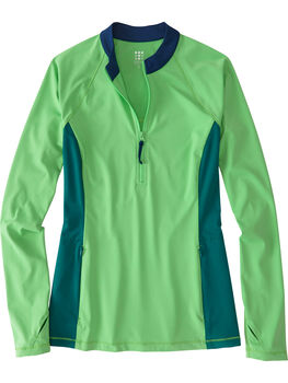 Sunbuster 1/4 Zip Long Sleeve Sun Shirt - Solid