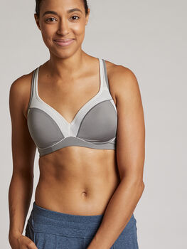 Natori's Women Performance Sport Bra (Silver Sconce/Grey, 36DD) 