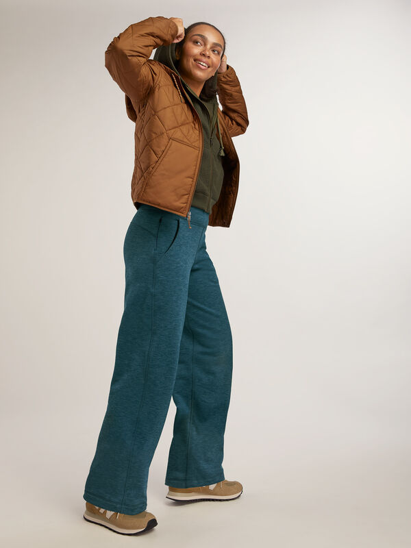 Crash Fleece Lined Wide Leg Pants - Petite, , original