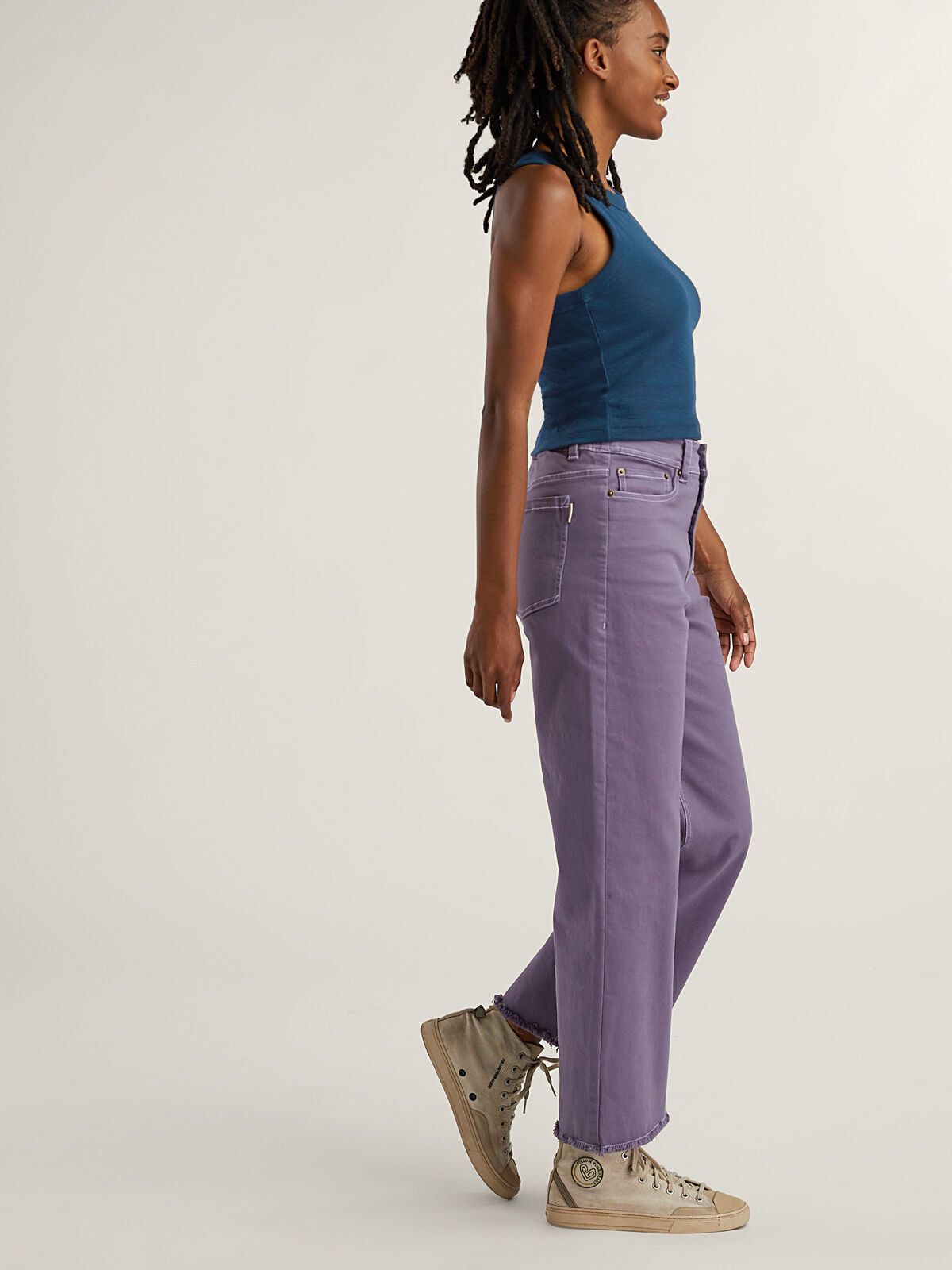 専用　glamb Cropped Work Pants L Toad & Co Miraculous Canvas Cutoff Pants