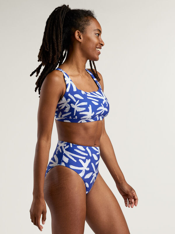 Hana Bikini Top &ndash; Square Neck Swim Bikini Top