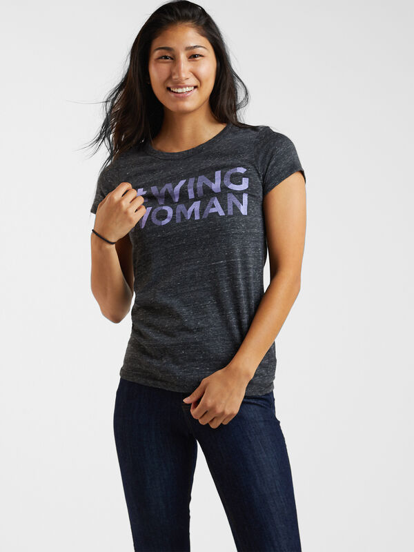 Power of 9 Tee - Wing Woman, , model