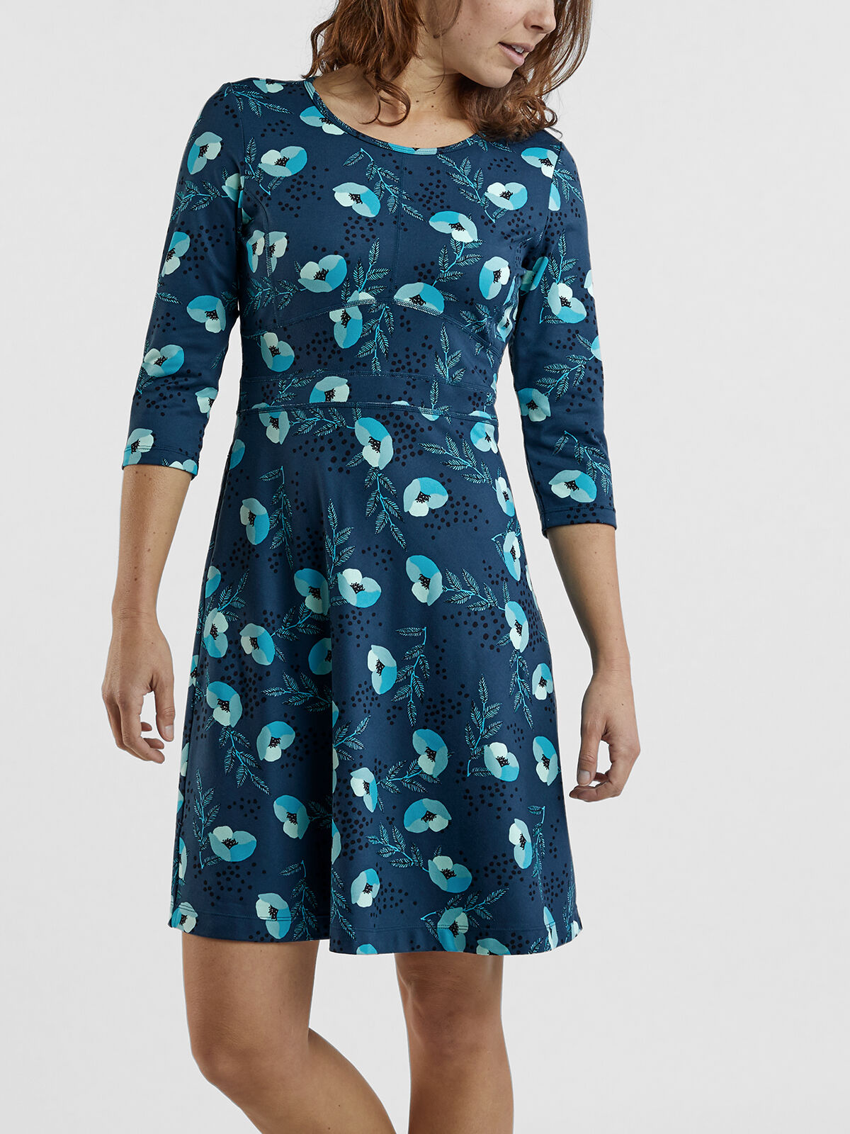 Three Quarter Sleeve Dress Dream Happy 
