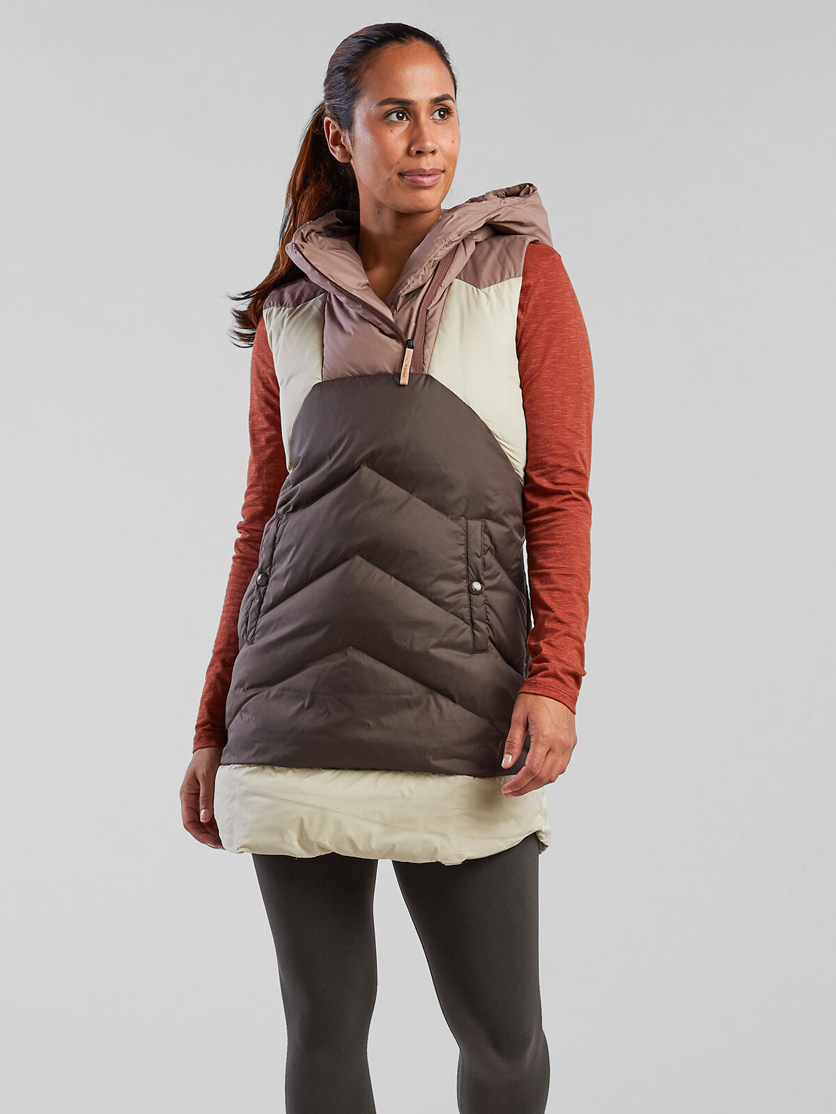 Indyeva Fortuitous Down Vest Tunic Dress | Title Nine