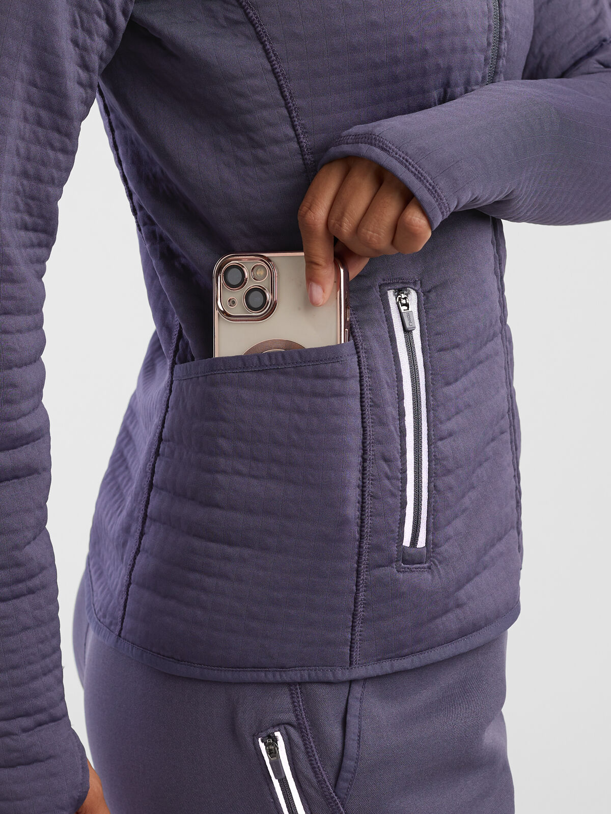 Full Zip Hoodie: Women's Alpine Air Polartec | Title Nine