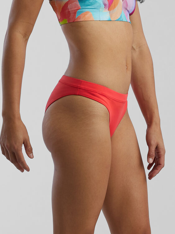 Zoe High Waisted Bikini Bottom, Cheeky Cut Swimsuit