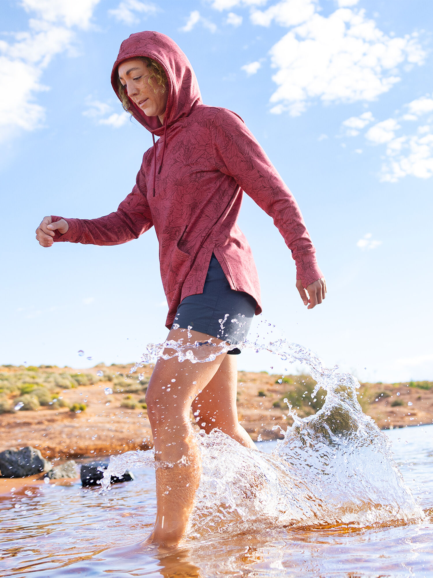 Cabrillo Hoodie, , model