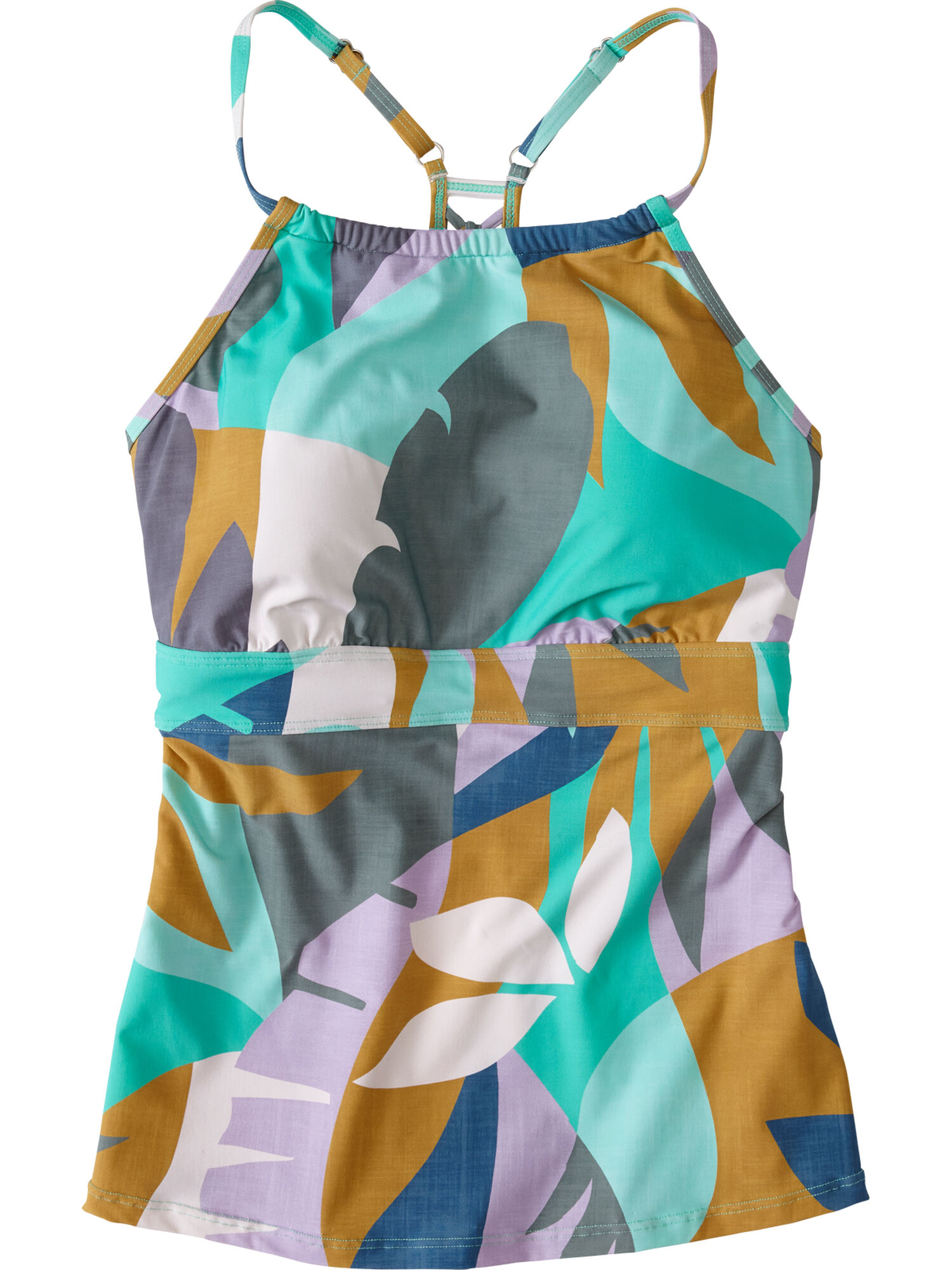 Namaka High Neck Tankini Top - Savanna, , original