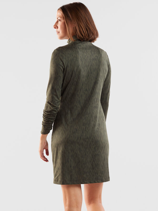 Getaway Long Sleeve Turtleneck Dress - Flatlands, , original