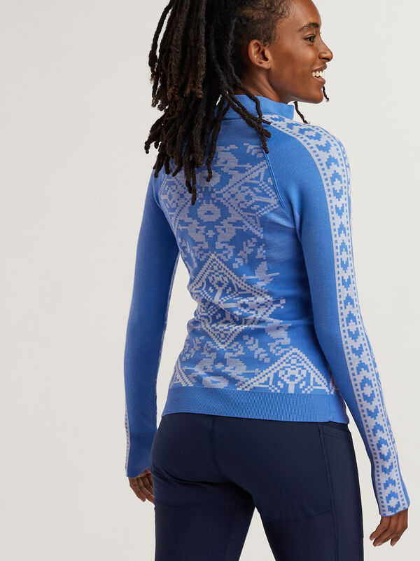 Saga Half Zip Long Sleeve Top, , original