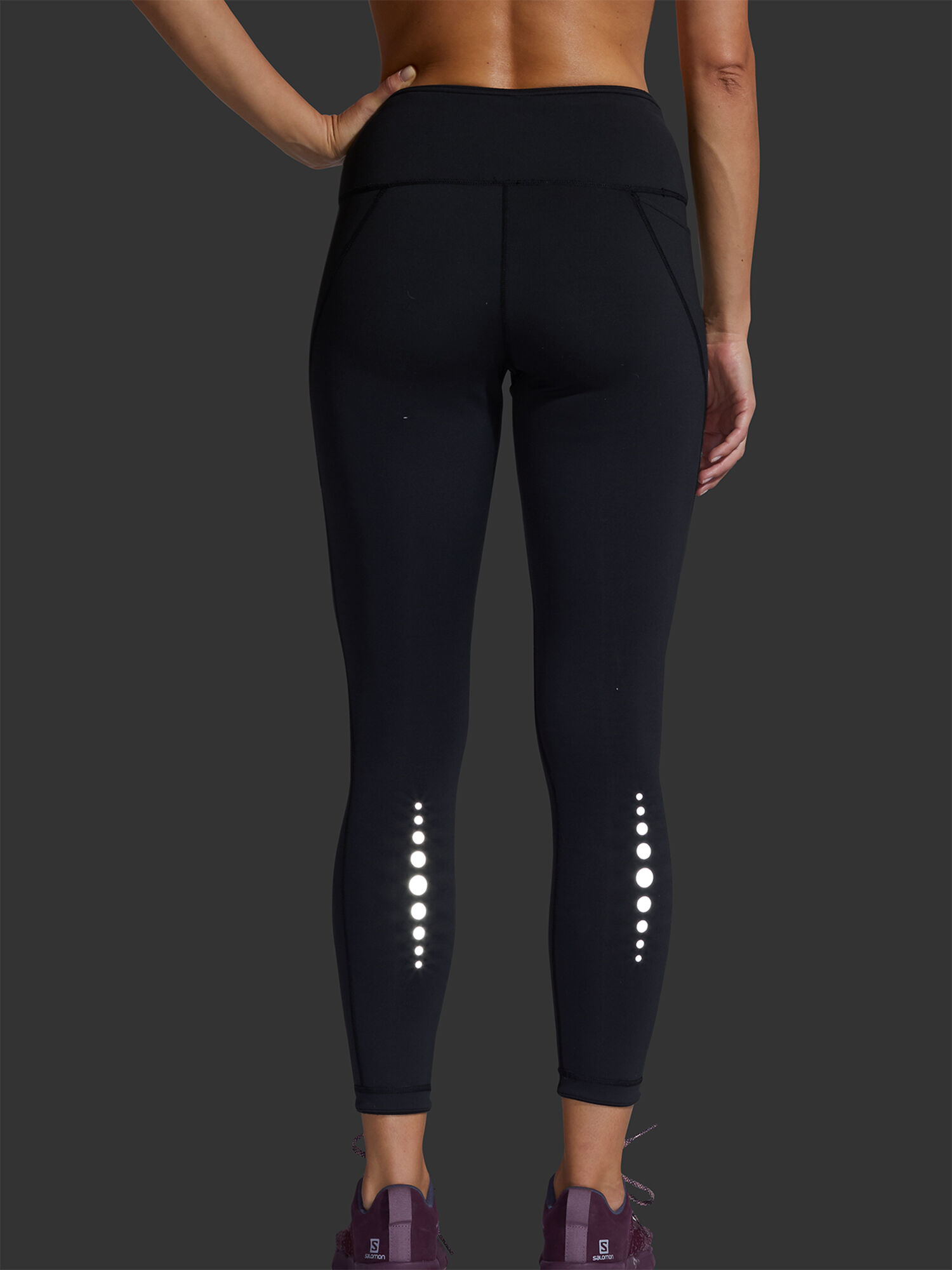 Mad Dash Reversible 7/8 Running Tights - Reflective, , original