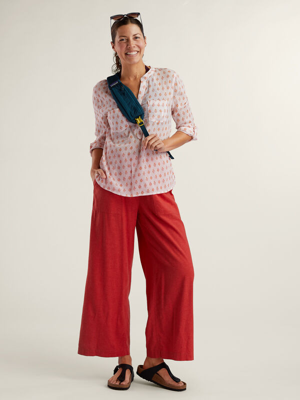 Moorea Gauze Long Sleeve Top, , original