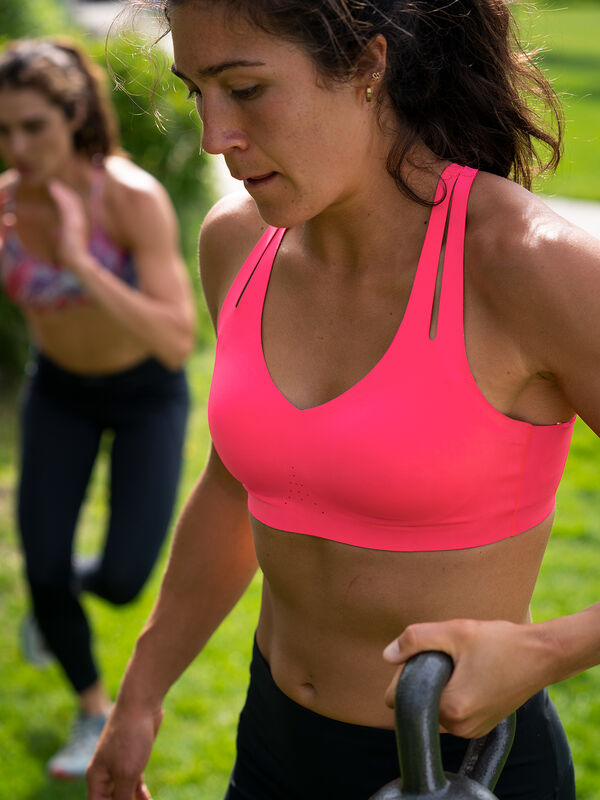Run It All Strappy Sports Bra, , original