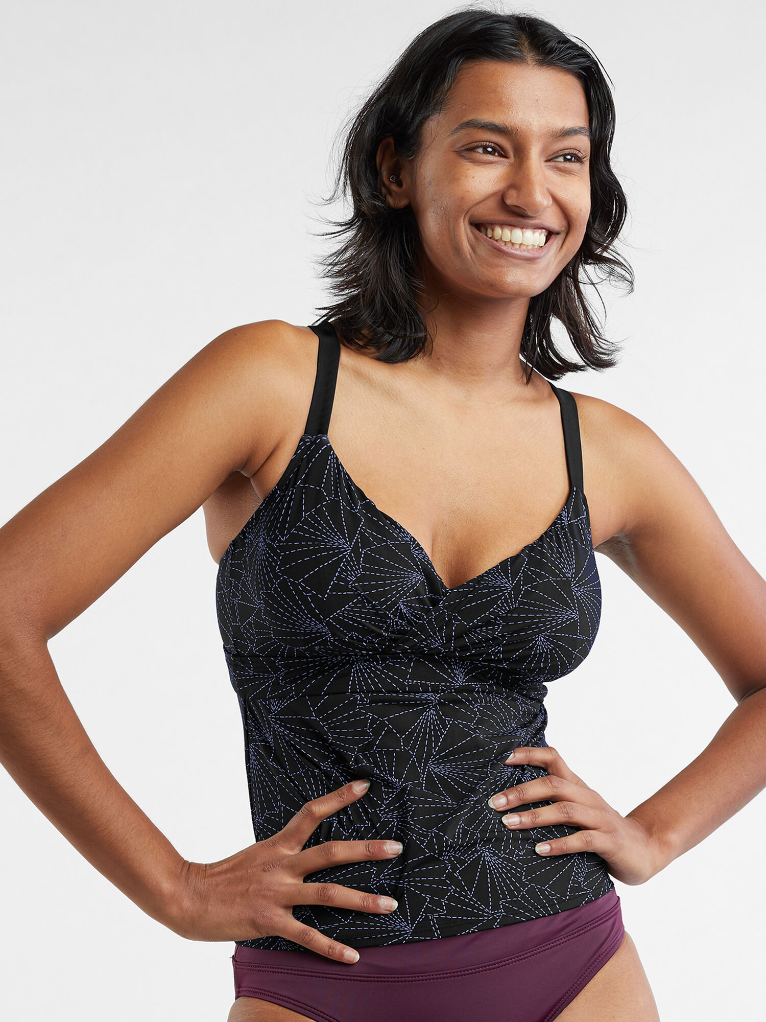 title nine metis bikini top
