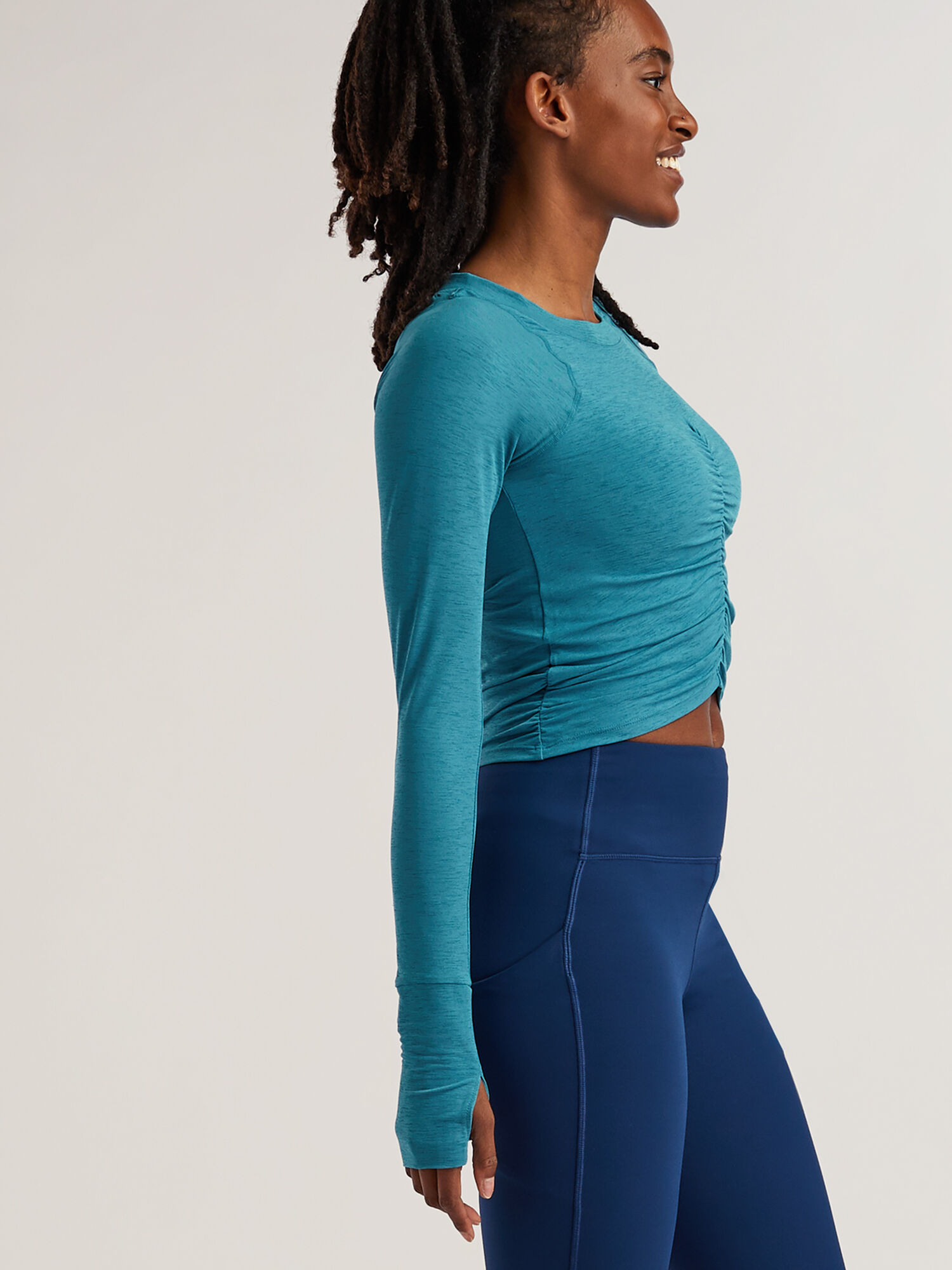 Tempo Ruched Long Sleeve, , original