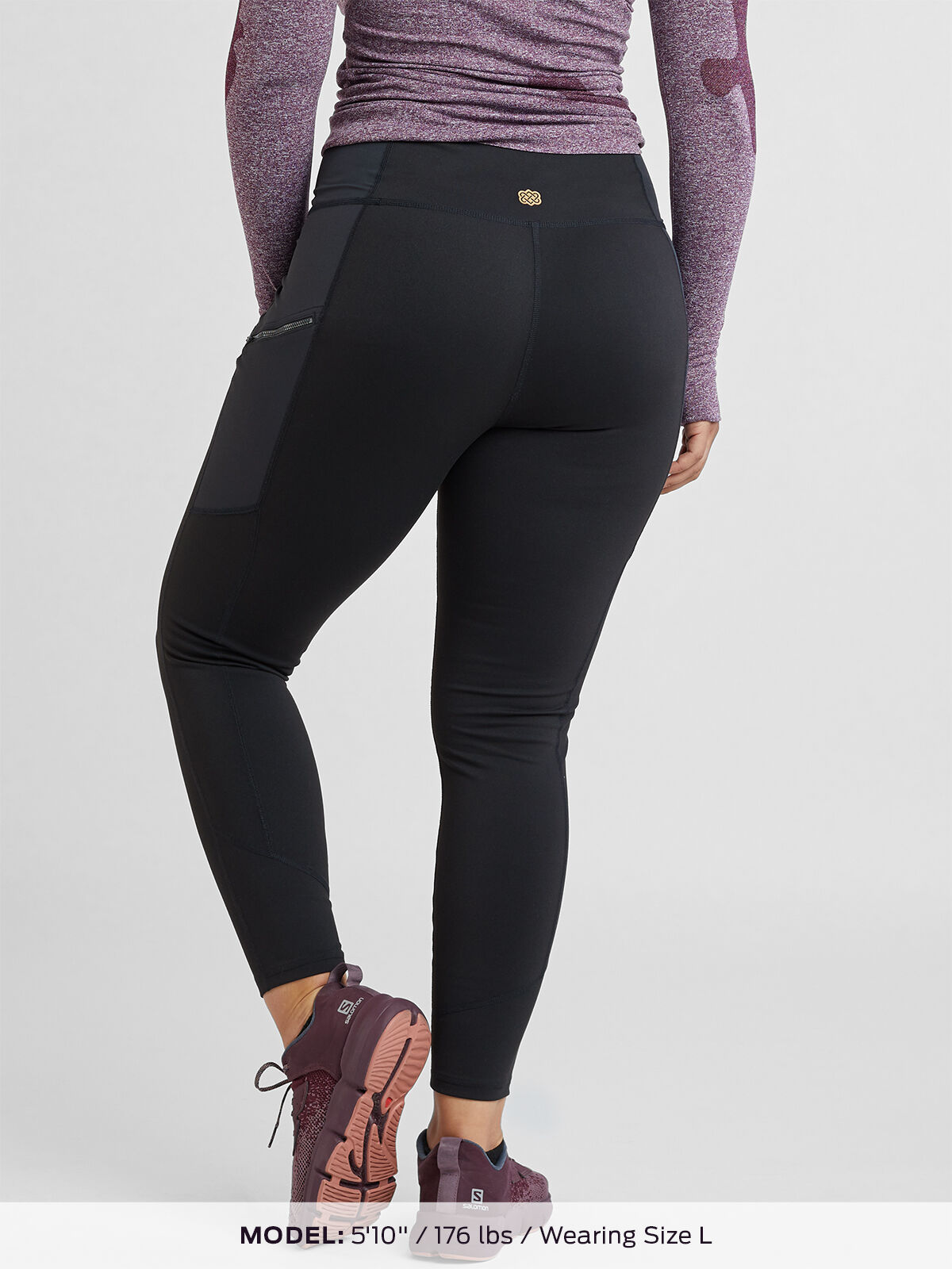 black wide leg crop