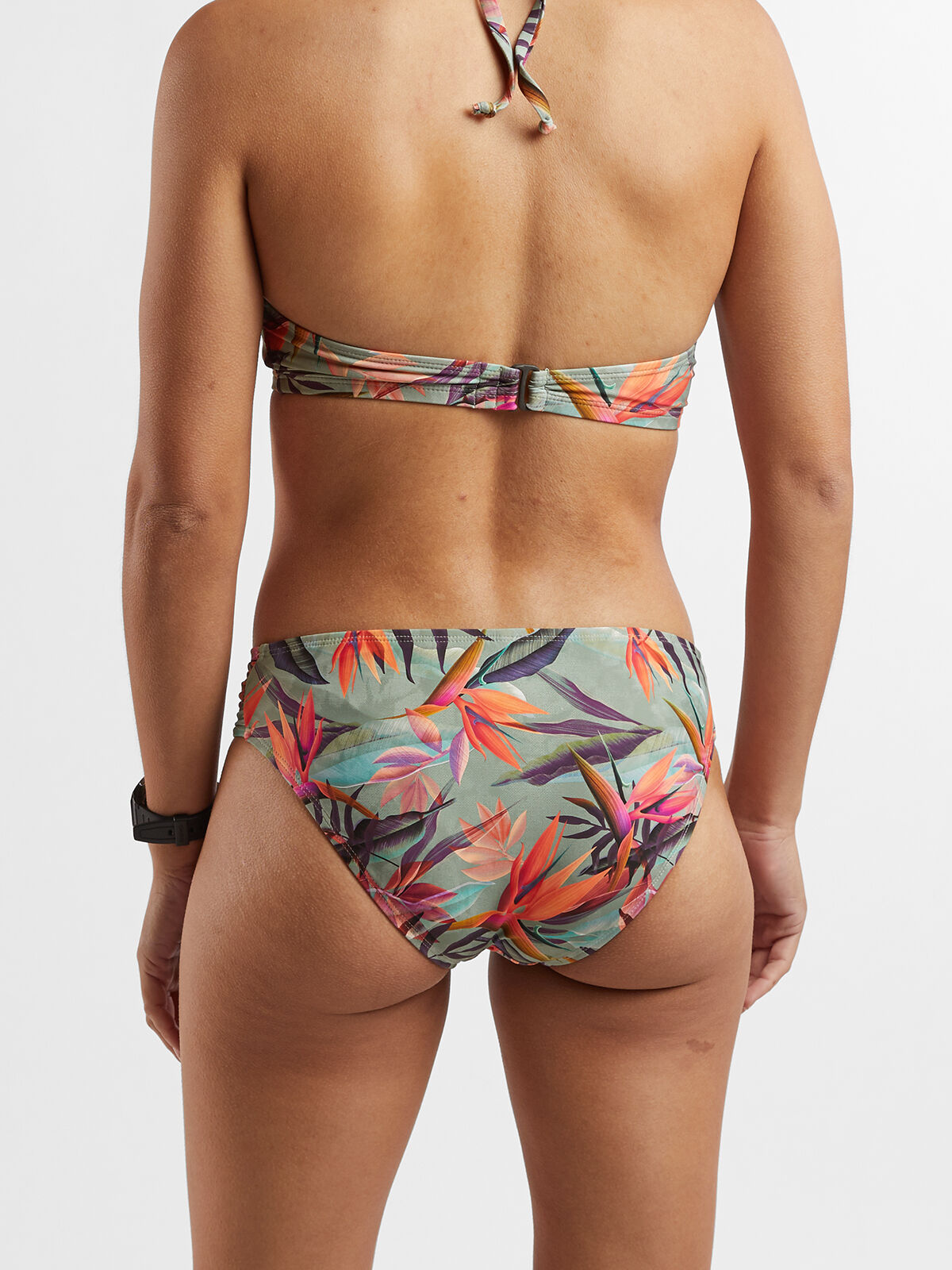 Ruched Bikini Bottom: Holy Grail Tahiti