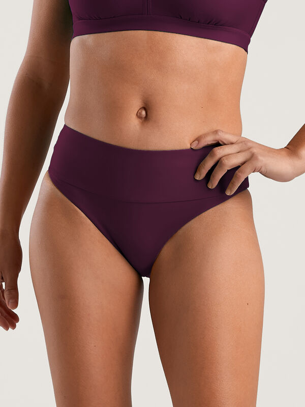Left Coast Pocket Bikini Bottom - Solid
